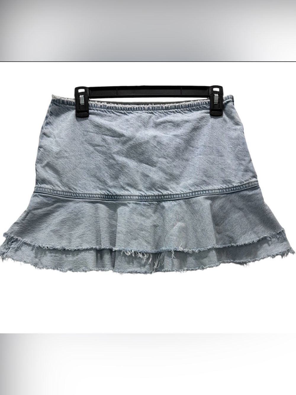 H&M Pale Denim Blue Mini Skirt Sz(6)